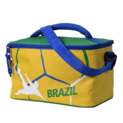 Boîte à lunch isolée Soccer Brazil
